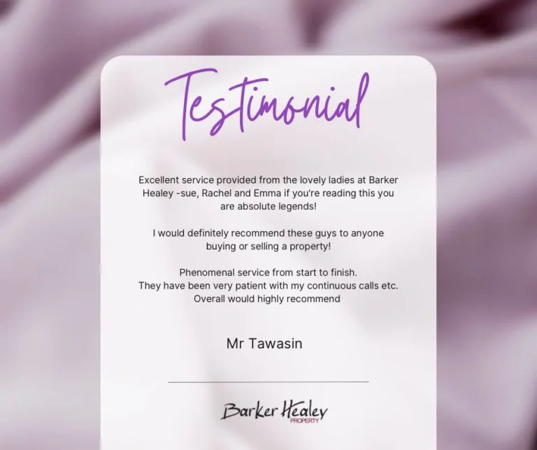 Testimonial from Mr Tawasin